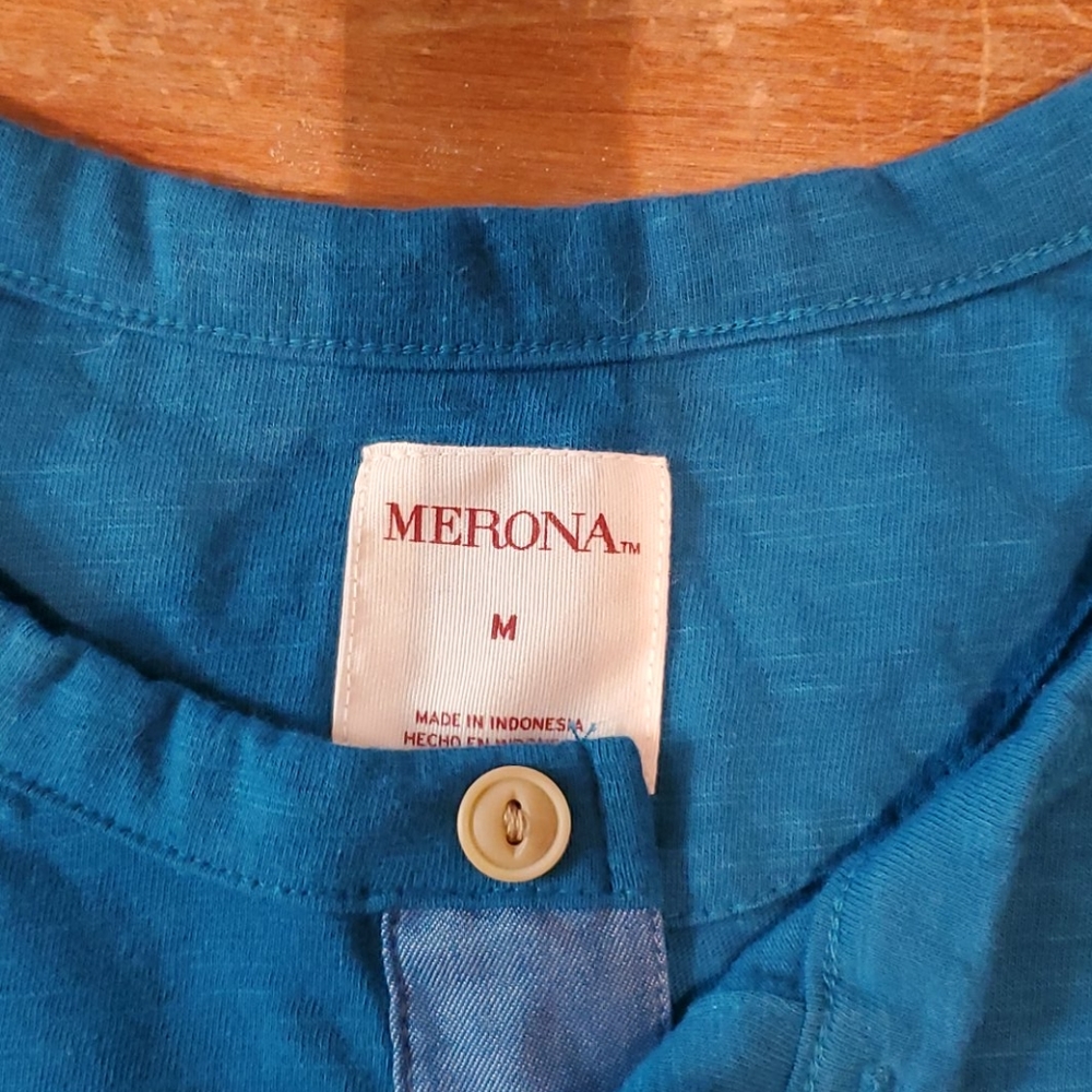 Merona 3-button Tee - Picture 2 of 2
